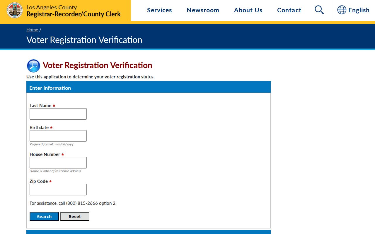Walnut people search limits on LA County voter registration verification